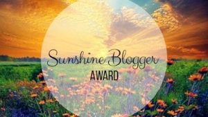 Sunshine Blogger Award Picture