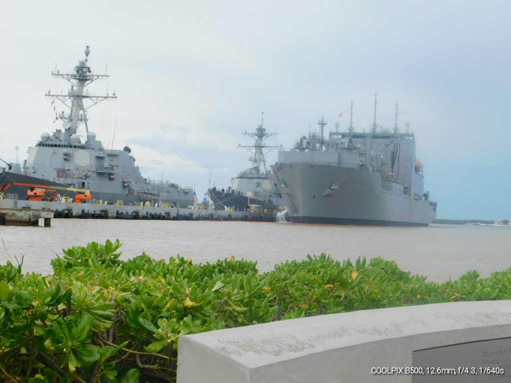 Battleships at Pearl Harbor