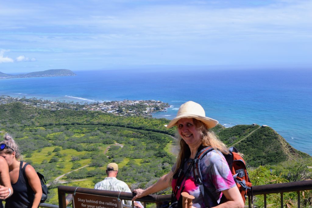 Hiking Diamond Head with multiple sclerosis