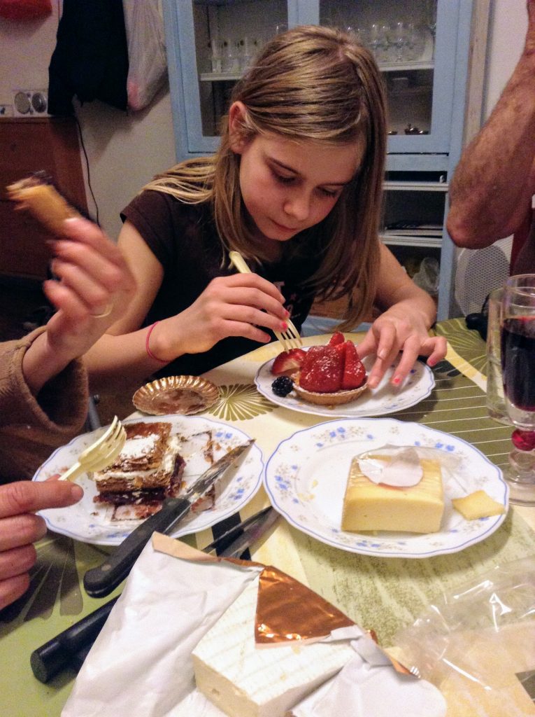 Eating leftovers in our own airbnb apartment helped us to save money in Paris