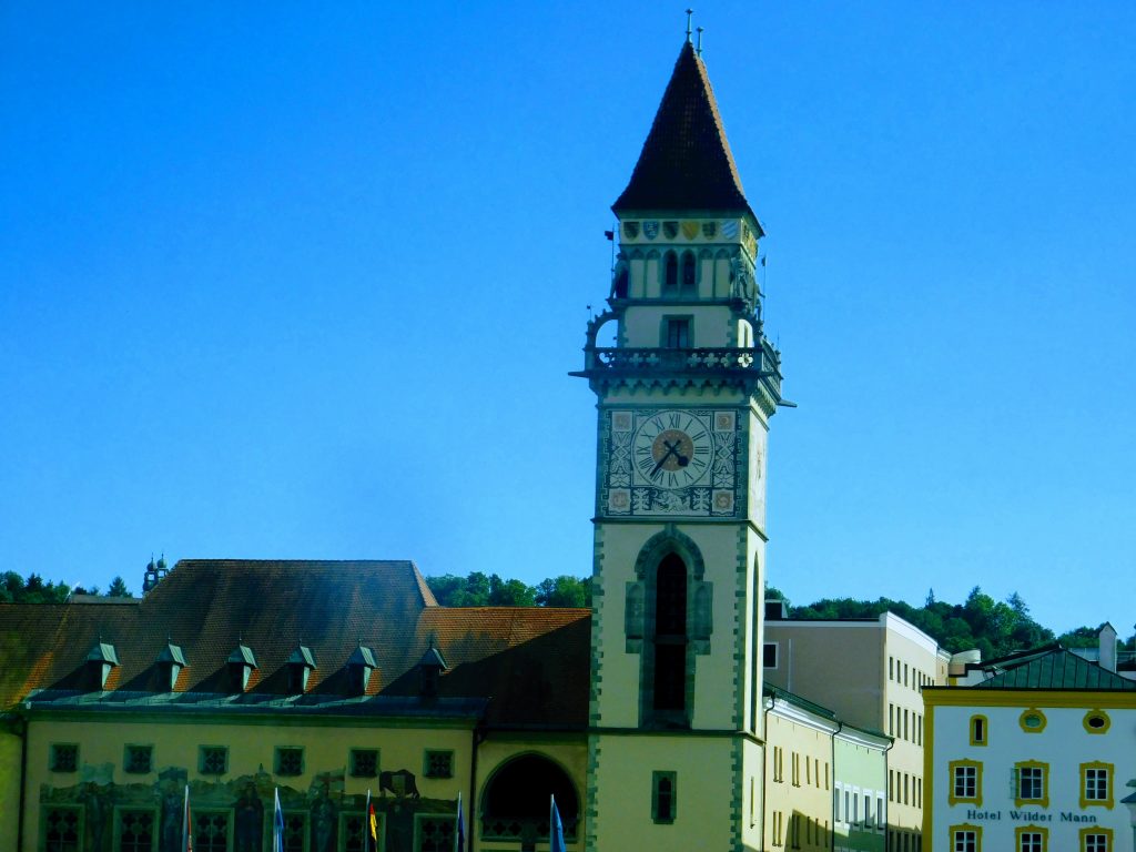 Scenic looking church in Passau