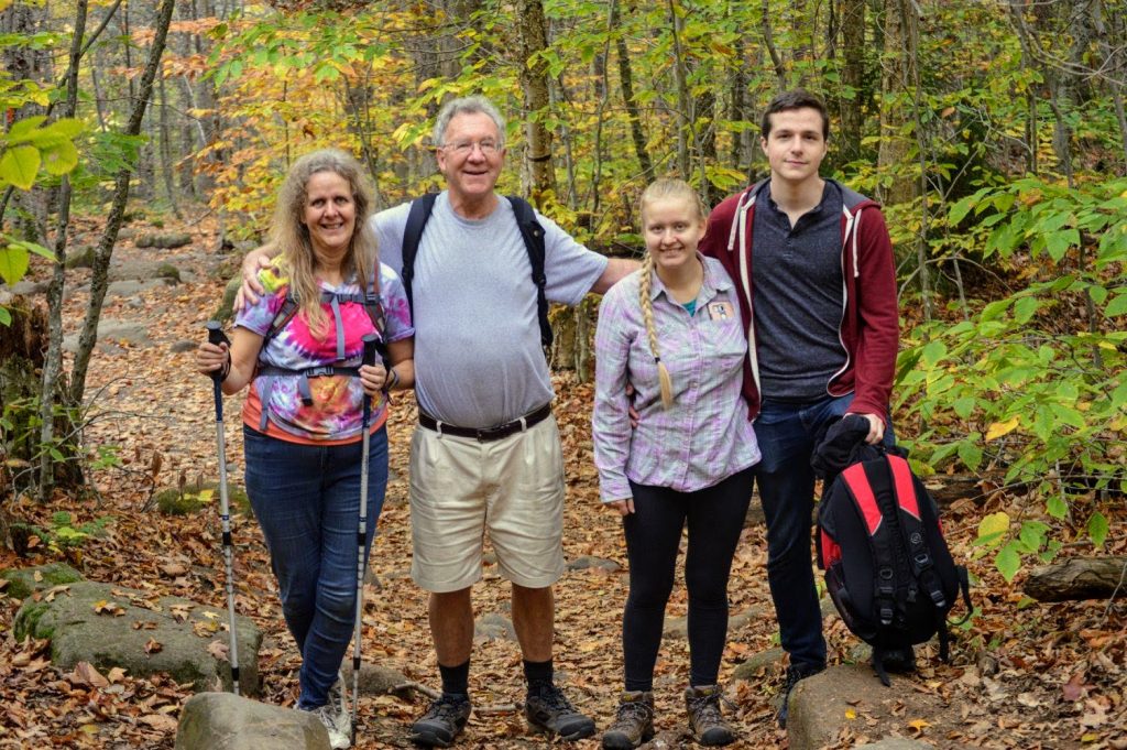 Family Hike OurCarpeDiem in the woods.
We love hiking in the fall.