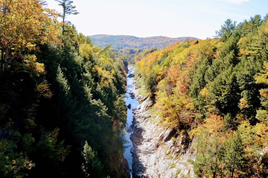 View over Quechee Gorge from the bridge
Great place to see New England fall foliage