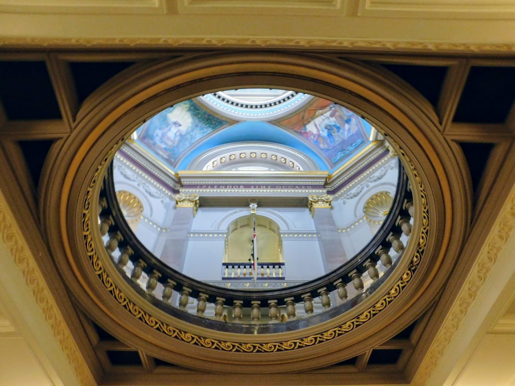 Top things to do in Victoria, looking up into the Cupola