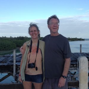 Tom and Karen at Sian Ka'an Biosphere after a fabulous day exploring
=