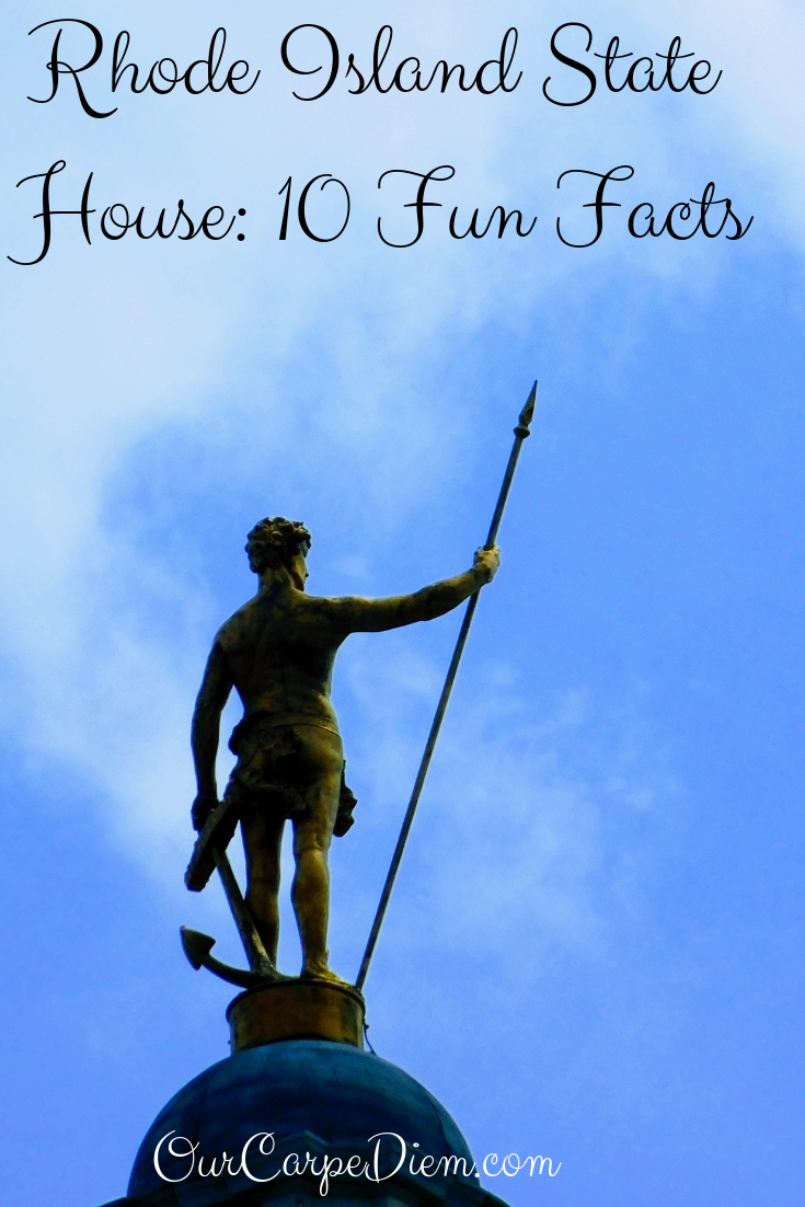 Rhode Island State House: 10 Fun Facts. During New England travel, do not miss this state house. This capitol is one of the grandest in the nation. Cannons, bells, flags, marble, one of the world’s largest self supporting domes and tons of Rhode Island State History. Be awed by seeing the original royal charter on sheepskin, providing the colony with freedom of religion and separation of church and state. #OurCarpeDiem #RhodeIsland #StateHouse #Capitol #traveltips #funfacts #destinations #travel