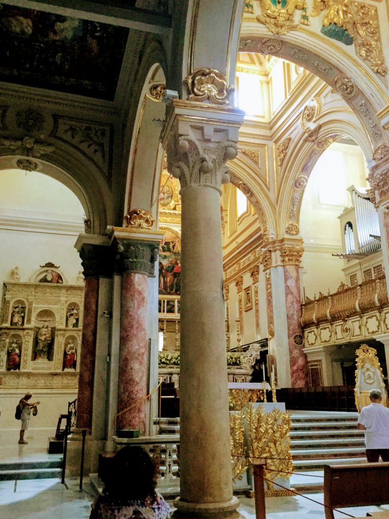 Interior of the Matera Cathedral