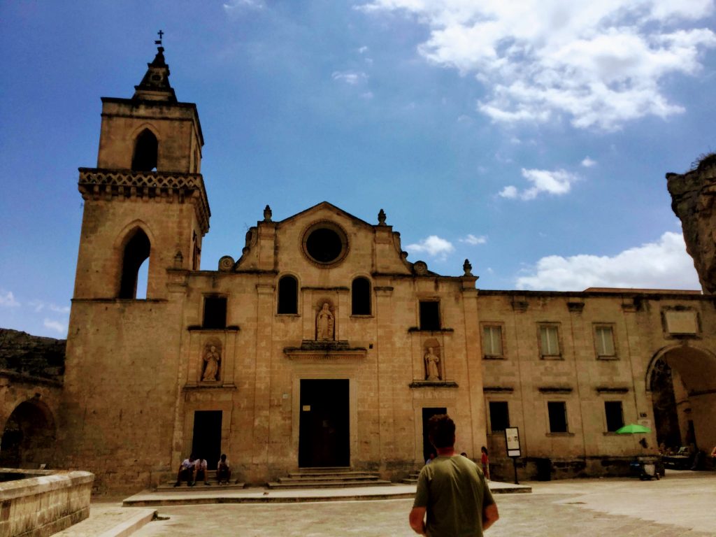 The church of San Pietro Caveoso in Matera