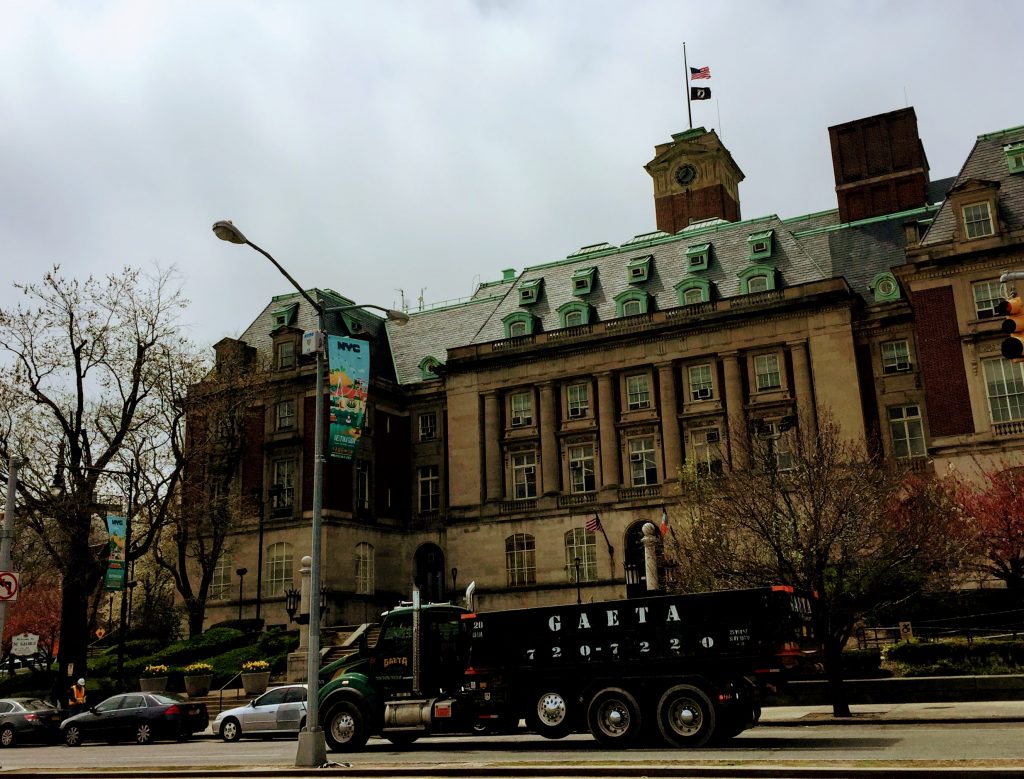 When you take the free ferry to see the Statue of Liberty, be sure to visit the Staten Island Borough Hall.