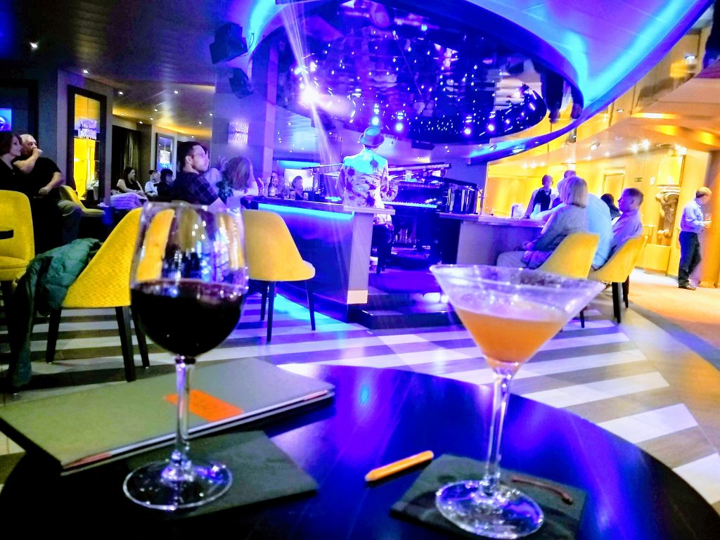 Great and colorful cocktails during our Holland America Alaskan cruise