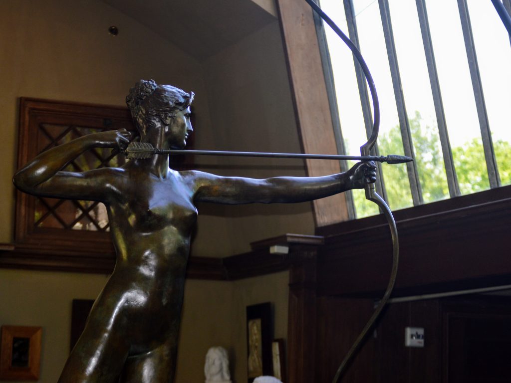 Diana of the Tower at Saint-Gaudens National Park in New Hampshire.