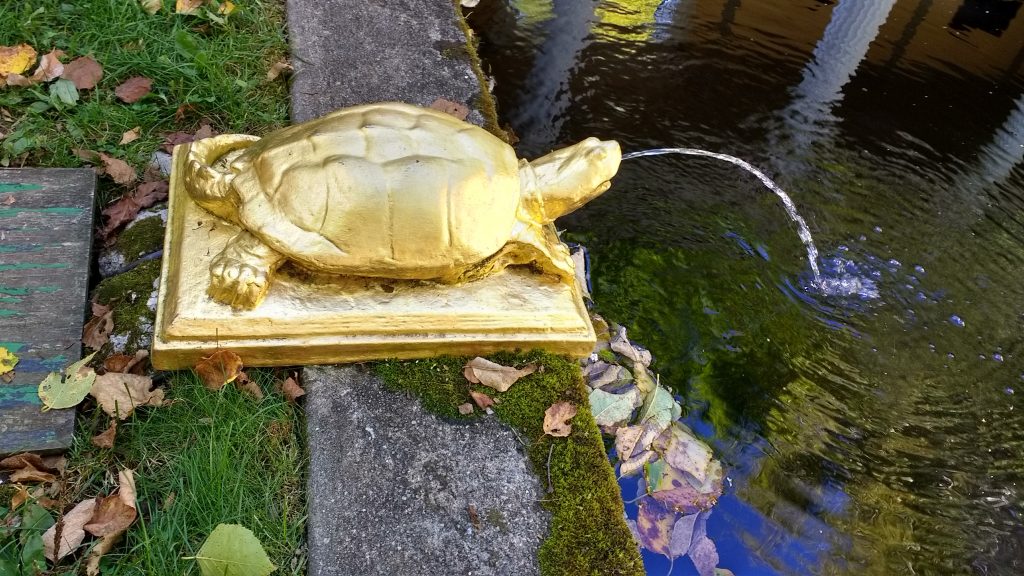 Turtle Fountain at Saint-Gaudens NP in NH