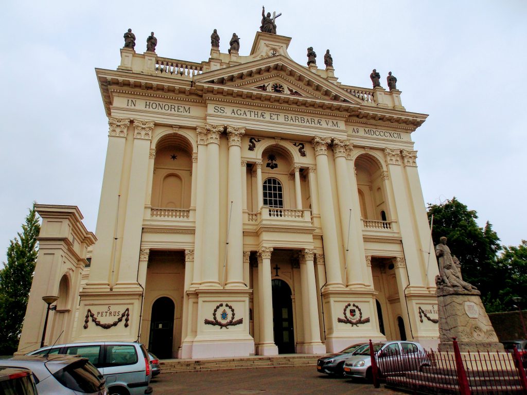 Front of the Dutch Vatican, modeled after the basilica of St John Lateran