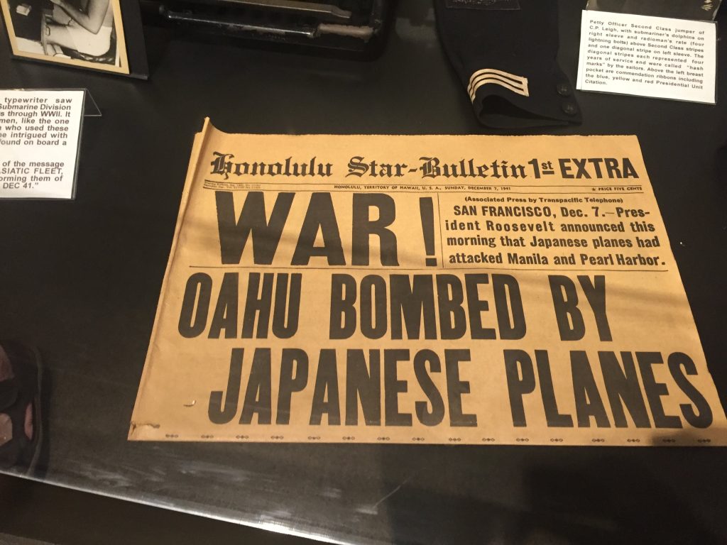 Honolulu Star Bulletin 1st: Extra

War! Oahu bombed by Japanese Planes