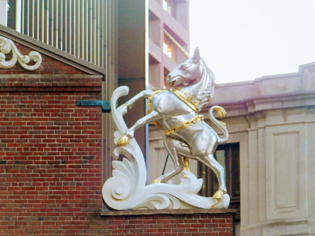 Unicorn on the Old State House in Boston