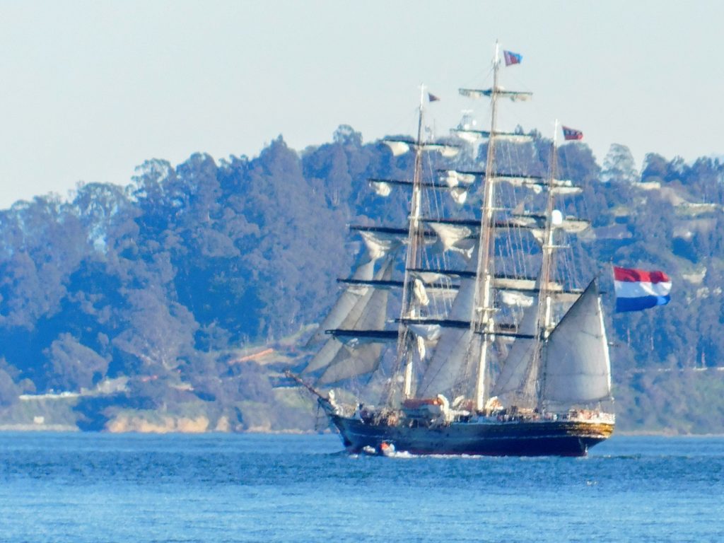 Dutch tall ship, signifying its golden age
