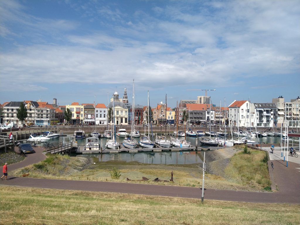 Looking out over the harbor and downtown Vlissingen, one of the hidden gems in Zeeland
Definitely off the beaten path
