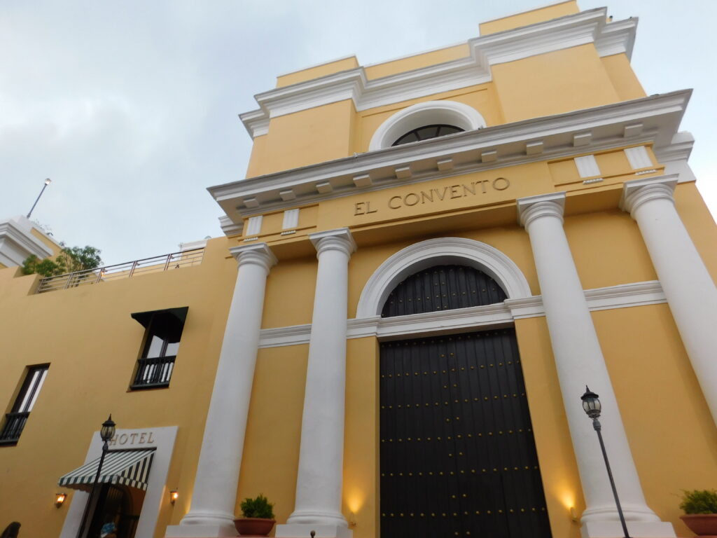 El Convento, a historic hotel in San Juan, Puerto Rico