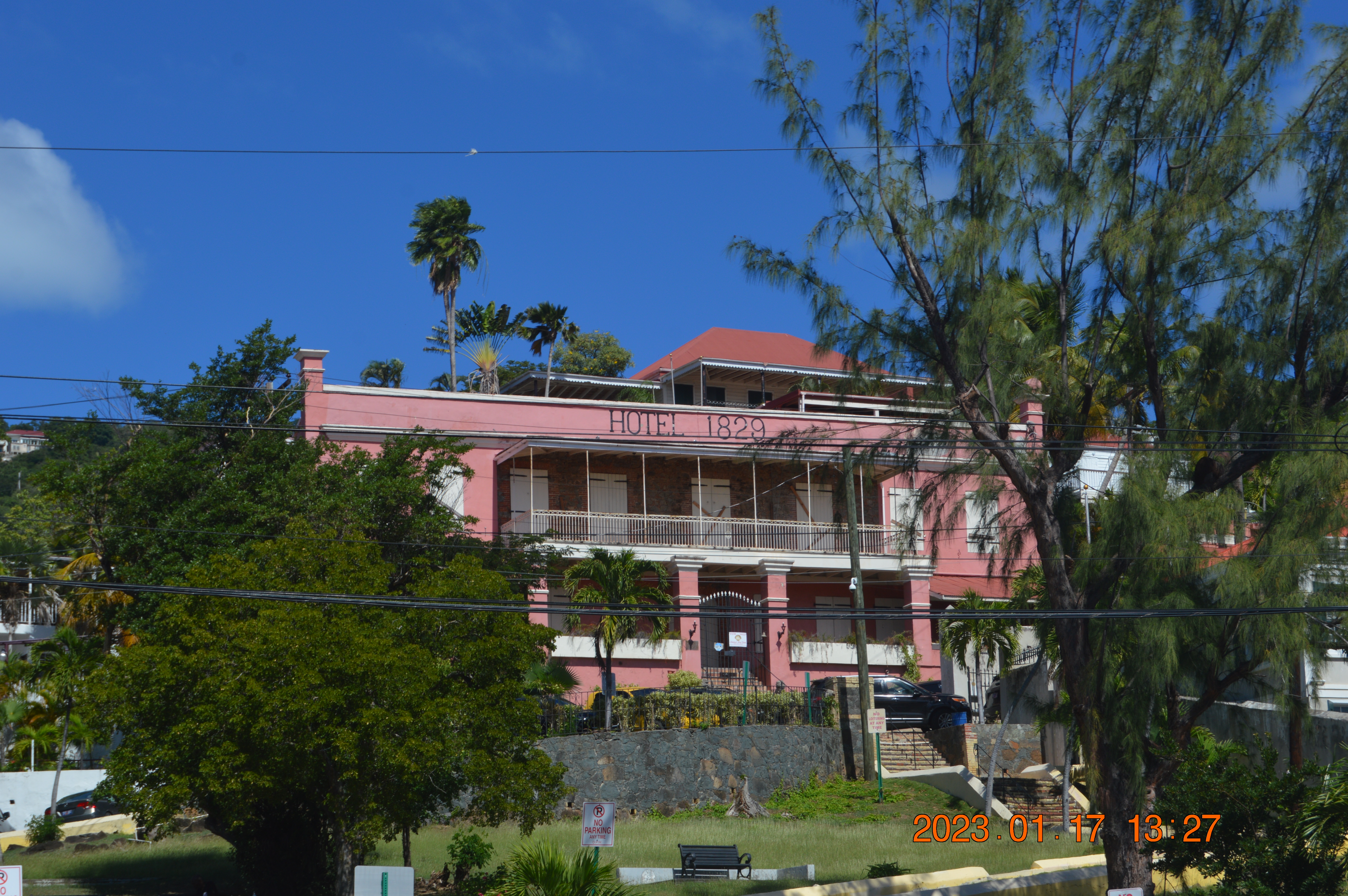 Historic Hotel 1829 in Charlotte Amalie in St Thomas